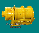 12 ton double drum hydraulic winches